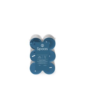 Spaas Scented Tealights flatpack x12 4.5h, Soft Sunrise, Blue