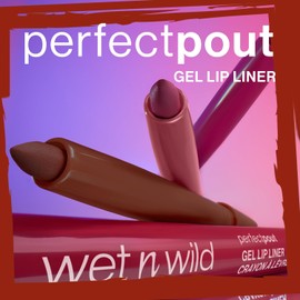 wet n wild Perfect Pout Gel Lip Liner, Rich Creamy Long Lasting Color, Well-Defined and Flawless Application, Vegan & Cruelty-Free - Currant Mood