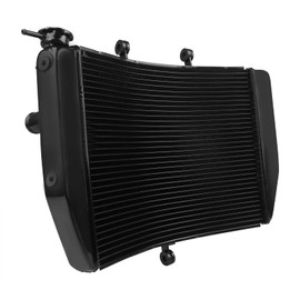 Worldmotop Aluminum Cooling Radiator Replacement for Kawasaki ZX10R ZX-10R 2004-2005 Engine Radiator Cooler