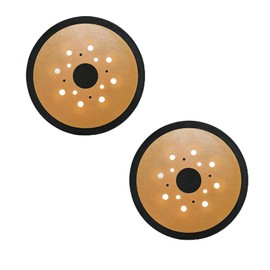 2-Pack 380278-00 Replacement Pad for Black & Decker Sander, Compatible with N601645 RO100 RO100K RO100B BDERO600 BDERO100 TS720 Q800K BT300
