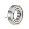 sourcing map 6207ZZ Deep Groove Ball Bearings Z2 35mm X
