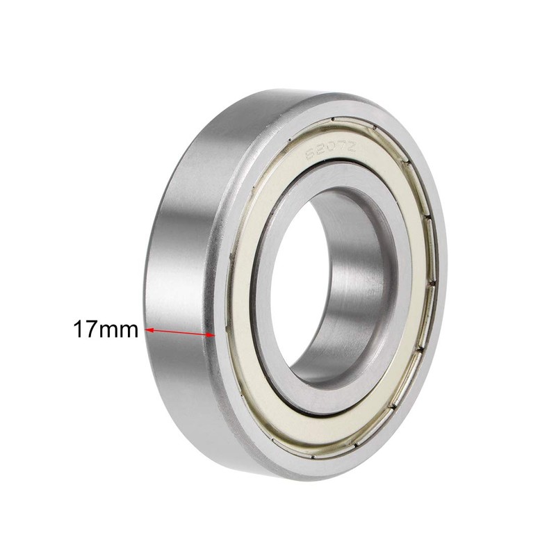 sourcing map 6207ZZ Deep Groove Ball Bearings Z2 35mm X