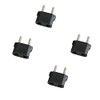 HeyNana 4 Pack US to EU Travel Plug Earthing Contact