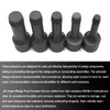 JEUCLEL 5PCS 1/2” Drive Impact Wedge Proof Extractor Set, Easy