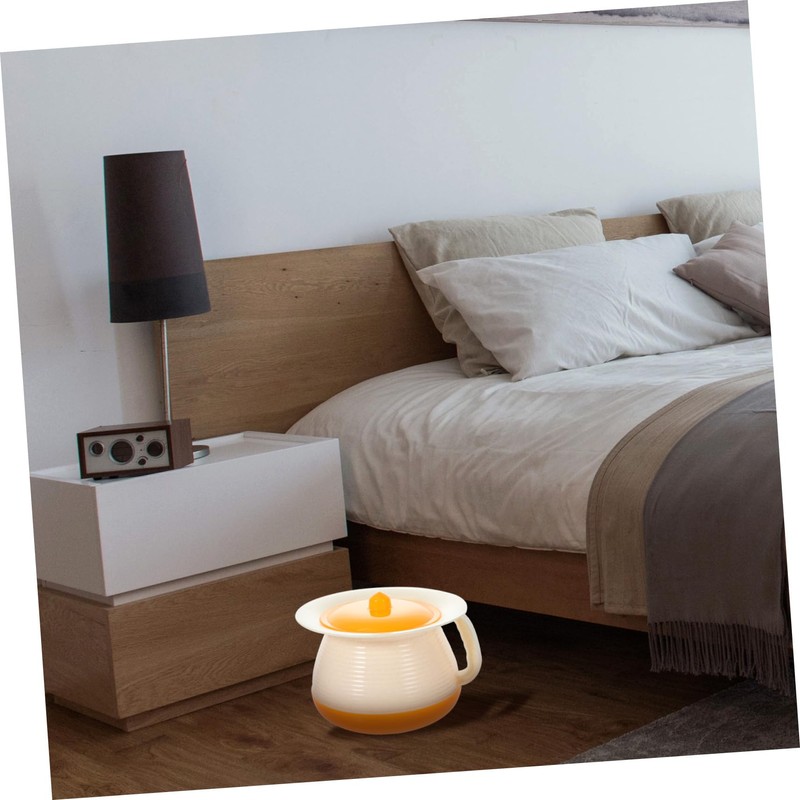 STOBAZA Practical Female Urination Device Plastic Urinal Pail Cover Pee