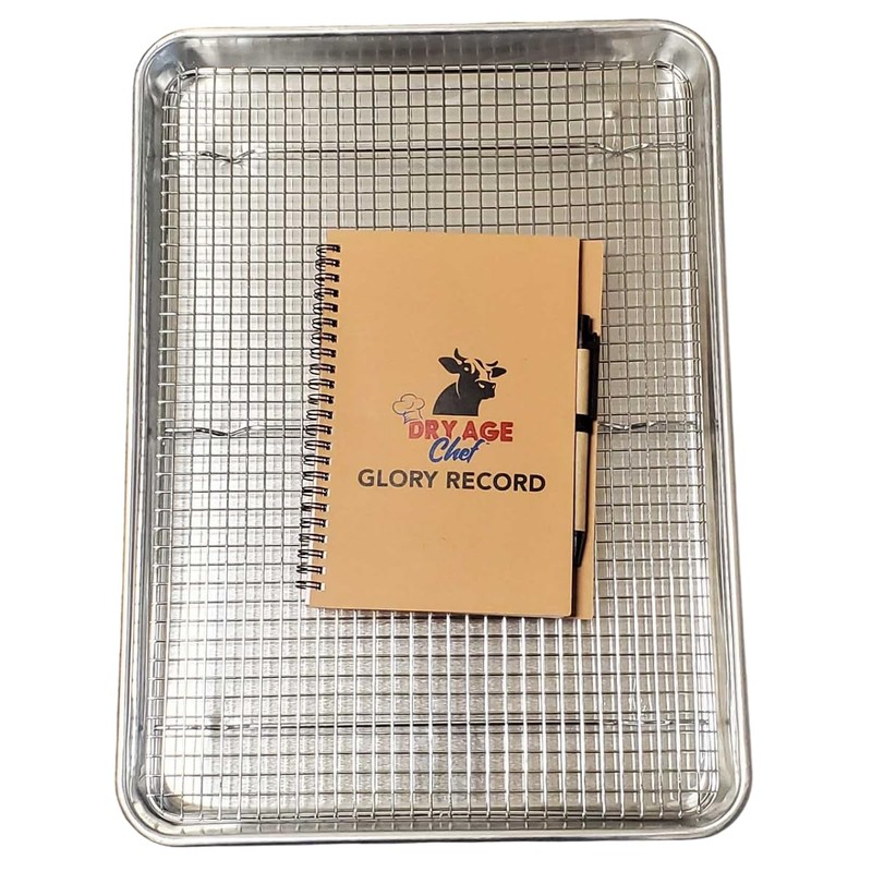 Large Beef Rack, Dry Aging Pan, and Glory Record Book