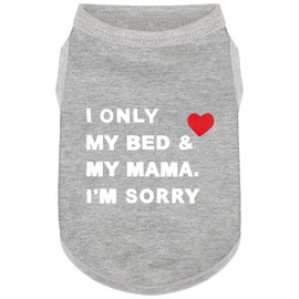 Stylish Cotton Dog Shirt with Print, Soft & Breathable, All-Season Comfort, Fits Most Breeds - Perfect Pet Apparel for Small, Medium, Large Dogs.Grey&xs