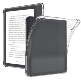KZIOACSH Clear Case for Kobo Libra H2O 7 Inch, [Corner Protection] Flexible Ultra Slim TPU Protective Shell Lightweight Shockproof Anti- Scratch Transperent Sturty Cover for Kobo Libra H2O