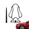 Funny Dog Moving Tail Decal | Waterproof Removable Rear Window