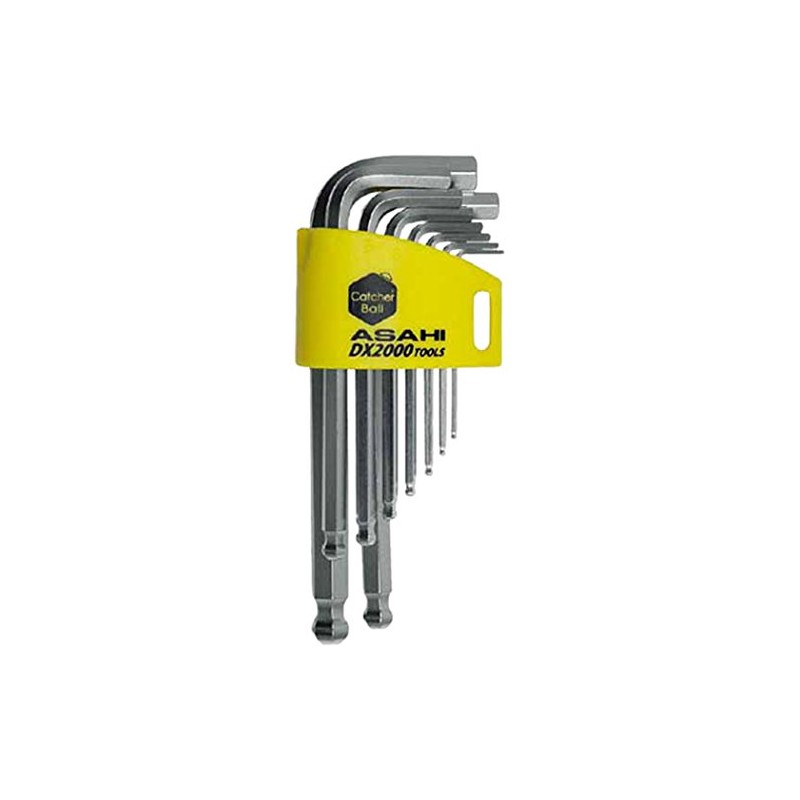 ASH AZKS910 Catcher Wrench Short Hex Wrench Set, 9 Pieces