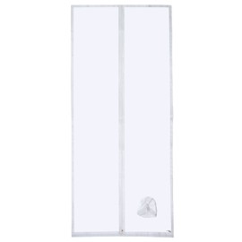 HOOMEE VP Door Seal for Mobile Air Conditioners with Attached Exhaust Hose Extension for Increased Cooling Performance, Reduced Energy Consumption, with Zip for Attaching to Doors, 90 x 210 cm