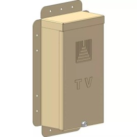 OrbitUM900-TV SINGLE RESIDENCE SERVICE ENCLOSURE WITH EMBOSSED ”TELEVISION”
