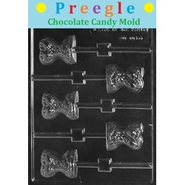 Preegle D105 Corst Lollipop Sucker Chocolate Candy Mold with Molding Instructions
