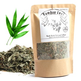 EidolonGreen [China Medicinal Herb] Bamboo leaves tea, Bamboo Tea, Organic Bamboo Leaf Tea, (DanZhuYe/淡竹叶/댓잎 티백 차) Chinese Herbal Dried Loose Leaves (60g) 2 Oz
