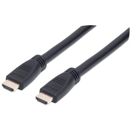 Manhattan - Cable HDMI 2.0 de 10 m, 4K de Alta Velocidad, 4K@60Hz, 10.2 Gbps, a 340 MHz, soporta HDMI con Canal Ethernet (100 Mbps), ARC, Video en 3D a 1080p, Display 4K y Color Intenso