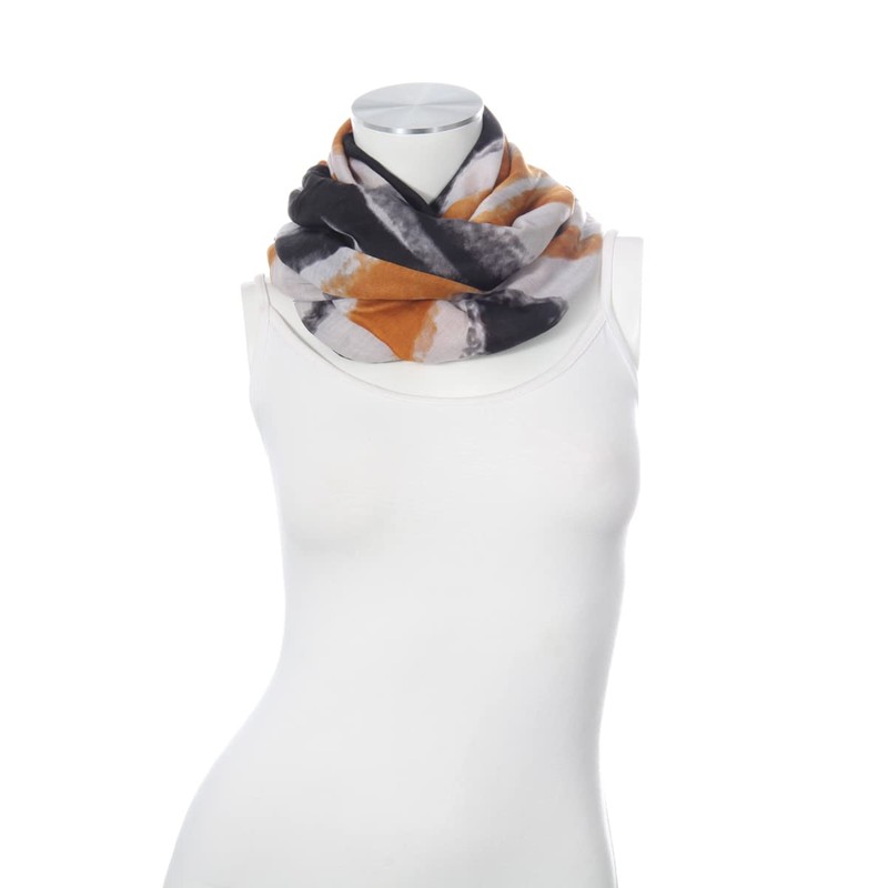 Majea 880020 Women's Loop Scarf, Orange 29