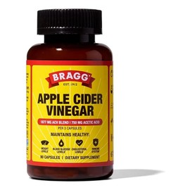 Bragg 90 Cápsulas Vinagre Sidra Manzana Con Vitamina D 750mg