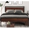 SHA CERLIN 14 Inch Queen Size Metal Platform Bed Frame