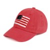 C.C American Flag Patch Baseball Cap (Red)