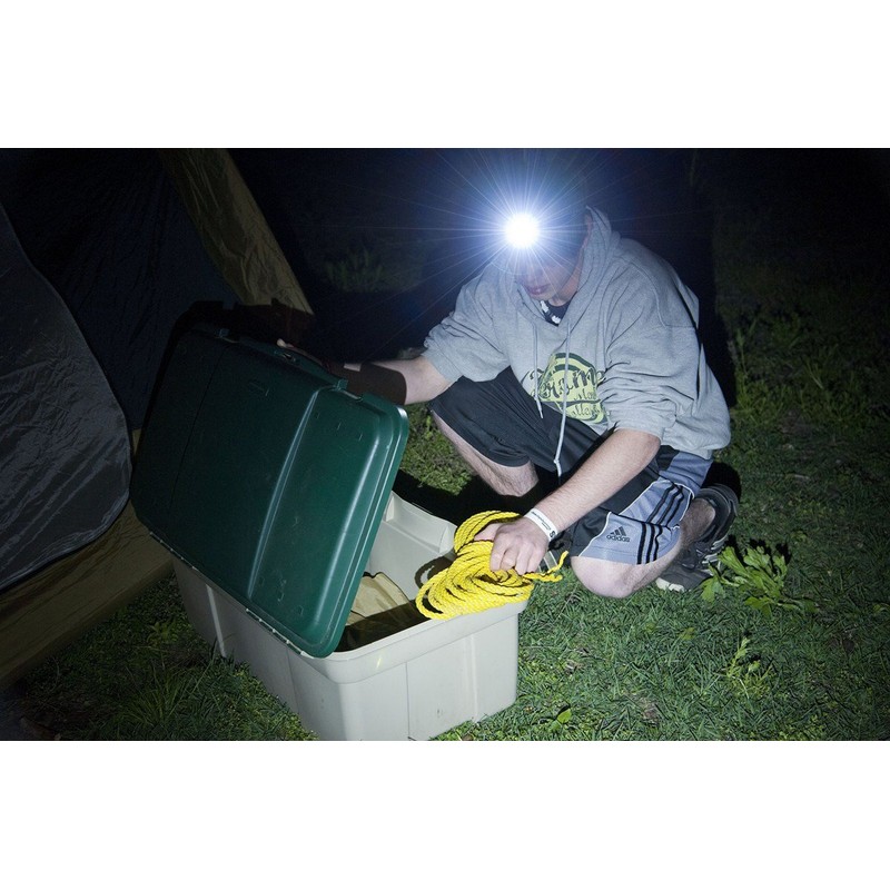 Dorcy 215-Lumen Weather Resistant Spot Beam LED Headlight, Black and