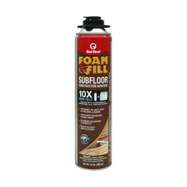 Red Devil 0923 Foam & Fill Subfloor Construction Adhesive, Off White, 24 oz., 1 Pack
