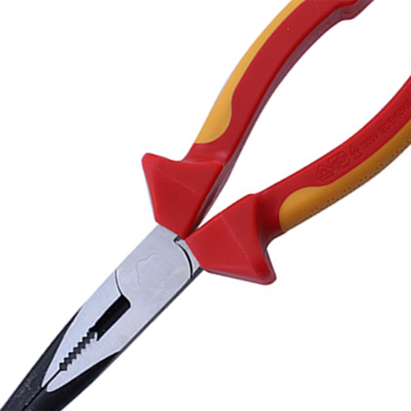 8 Inch Insulated Nose Pliers High Voltage Resistant 1000V Chrome