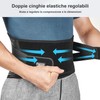 FREETOO Fascia Lombare Posturale, Regolazione della Fascia Schiena per Uomini