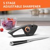 PAUDIN Knife Sharpener, Kitchen Knife Sharpener, 5 Stage Knife Sharpeners