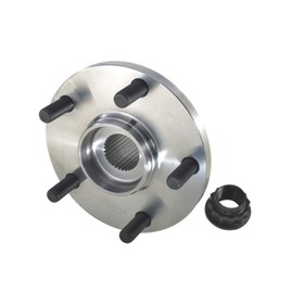 Front Wheel Hub with Axle Nut 5 Lug Replacement for Toyota Camry 2013-2004 Avalon 2015-2005 Highlander 2013-2001 Sienna 2010-2004 Solara 2008-2004