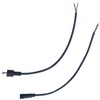 tunghey 6Pack Waterproof DC Power Pigtail Connectors Male Female Pair