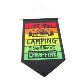 Outanaya Outdoor Decor Triangle Bunting Flags Camping Hanging Banner Triangle Flags Banner for Wedding Party