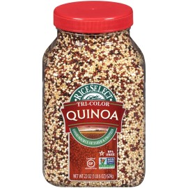 Riceselect Tri Color Quinoa Pack Of 4 Gluten Free 22 Ounce Jars Healthy Grain