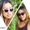 3 pairs Cat Eye Sunglasses Plastic Black White frames Tint