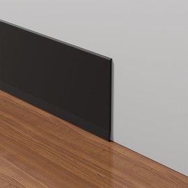 Frantie Flexible Vinyl Baseboard Trim, 4 Inch Peel and Stick Baseboard Molding Trim, Rubber Wall Base Board Moulding Trim for Floor (40 Feet)