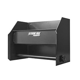 Extreme Max 5001.6122 Aluminum Hand Cleaning Station Organizer for Enclosed Race Trailer, Shop, Garage, Storage - Black