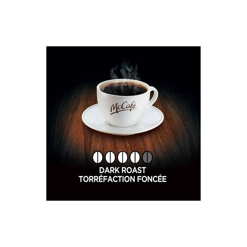 McCafe Premium Instant Coffee, Dark Roast, 100g/3.5 oz. Tin