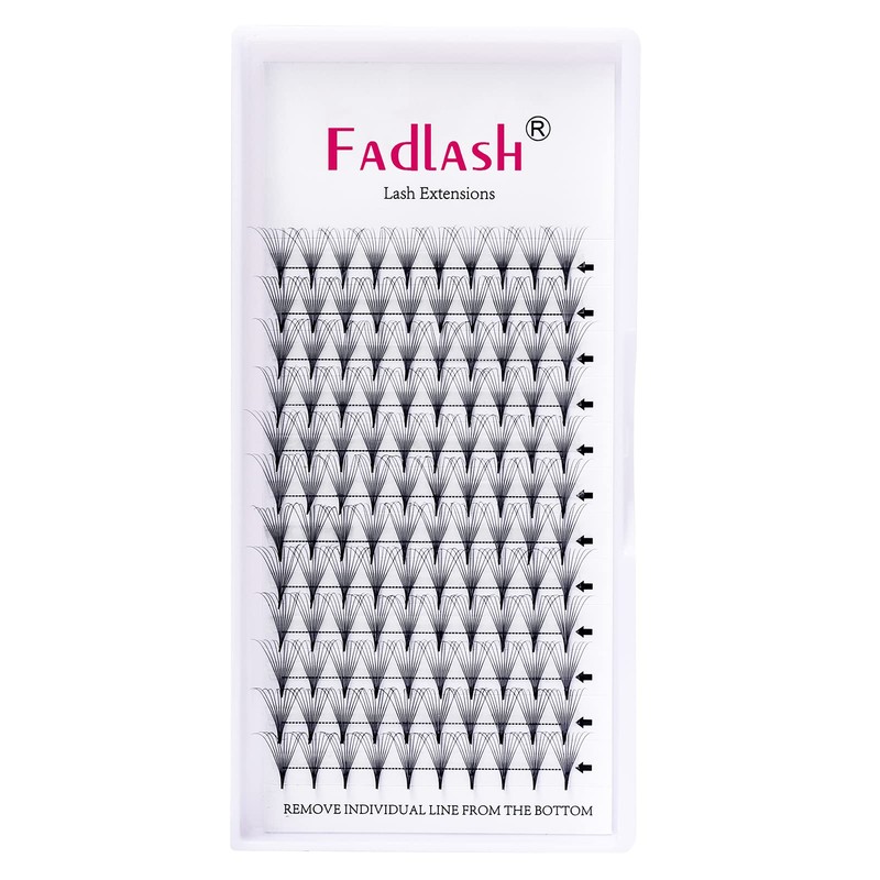 Volume Eyelashes, 10D, 0.07 mm, C curl, 13 mm, Individual