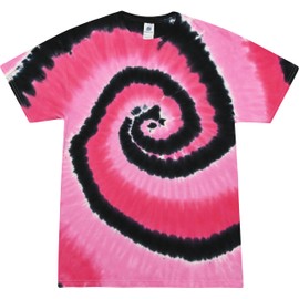 Colortone 100% Cotton Tie Dye T-Shirt for Women and Men, Medium, Voodoo