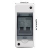 PV Solar Disconnect Switch 2P 40A IP65 Waterproof PA66 Shell