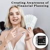 Grevosea Mini Money Saving Binder, 500 Money Saving Challenge Book