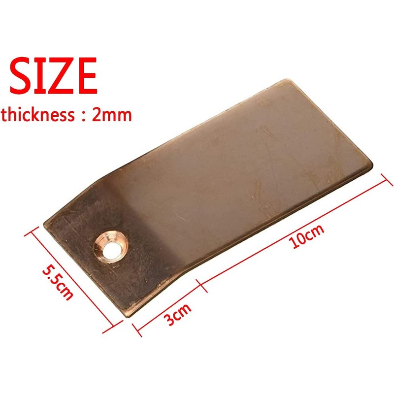 Welding Spoon Copper Welding Spoon Welders Helper, Copper Paddle Backer