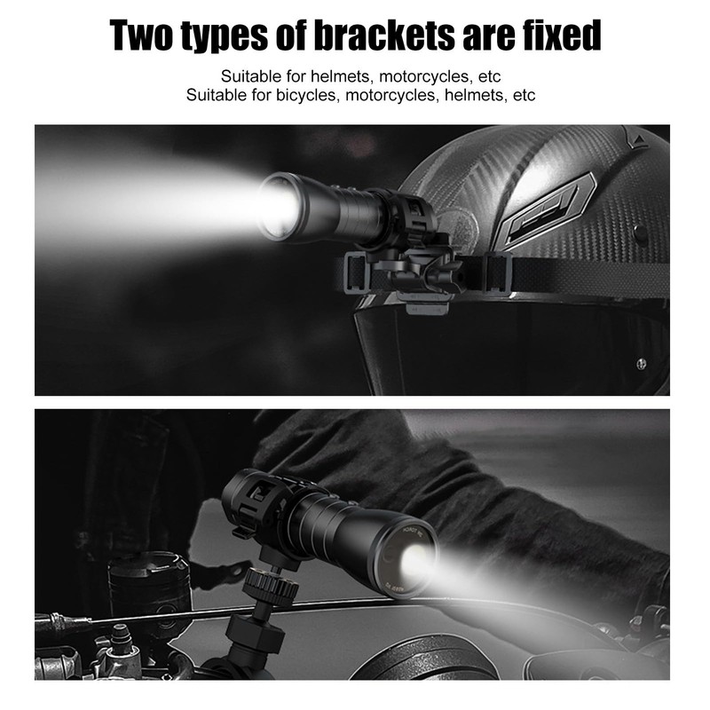 LICAEVEY Flashlight Video Camera, 1080P 5 Lighting Modes LED Flashlight