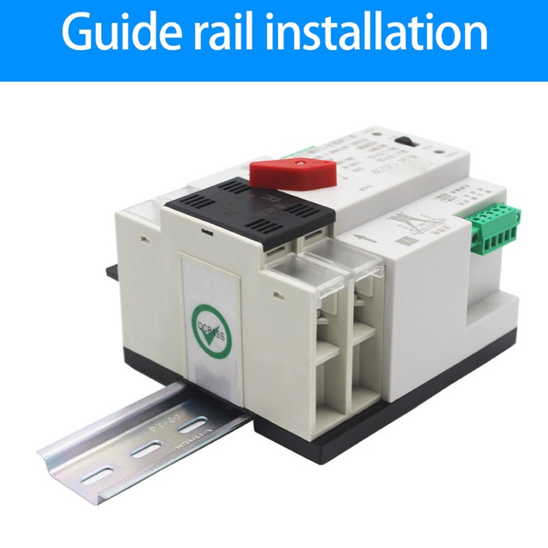 2P Dual Power Automatic Transfer Switch Generator Uninterruptible Changeover Switch