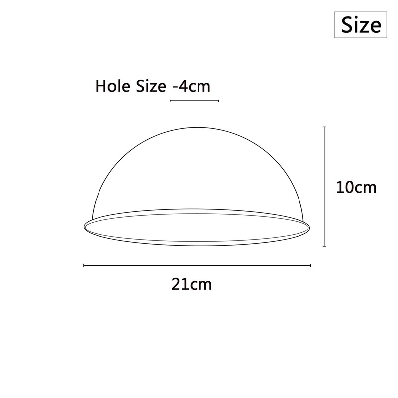 LEDSone Industrial Ceiling Pendant Light Shades, Retro Vintage Style Dome