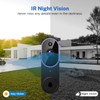 Orbitell Wireless Wi-Fi Video Doorbell Camera with Two Way Audio,