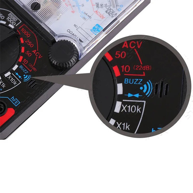 Pointer Multimeter Ammeter Voltmeter Ohmmeter with Probes Teaching Aids Maintenance