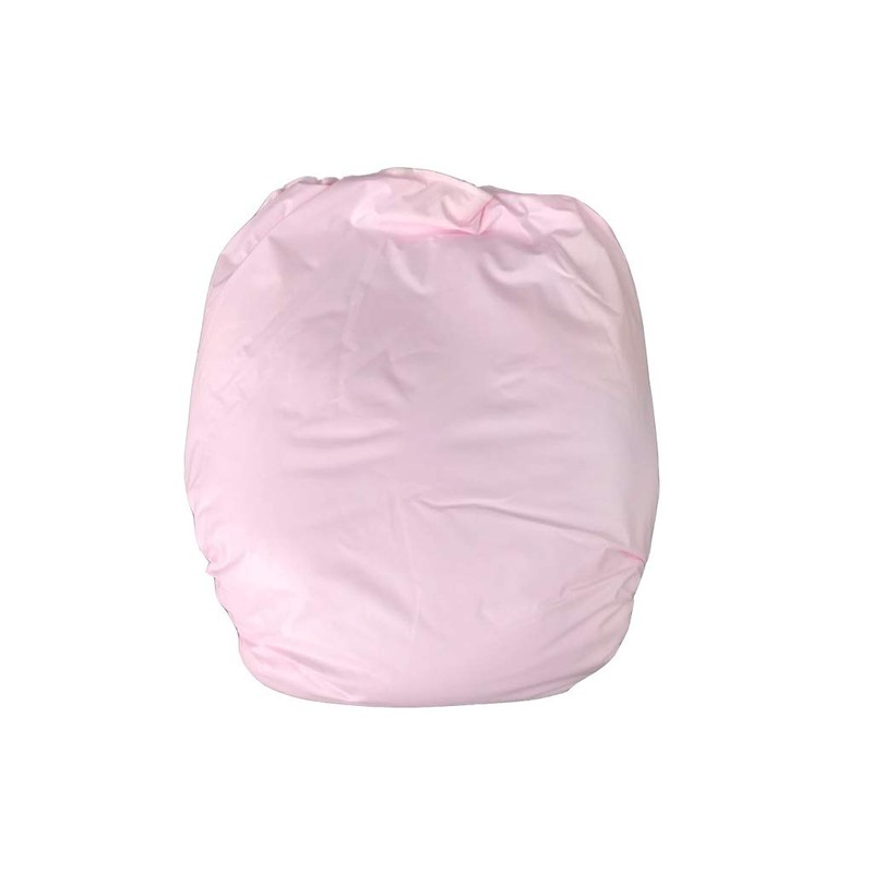 Haian Adult Baby Sissy Incontinence AIO PVC Diapers (Baby Pink,