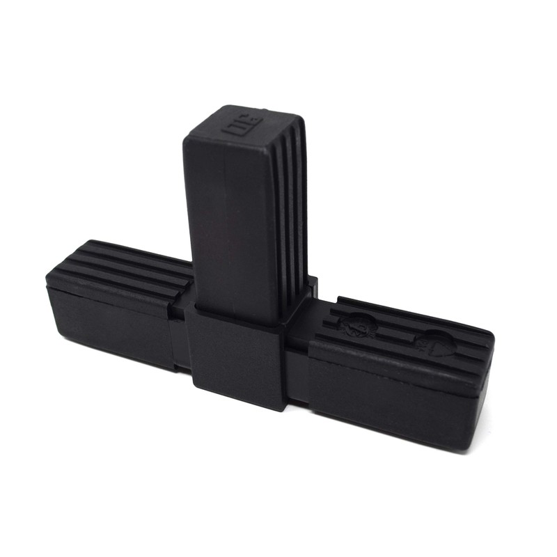 Design61 5 x T-piece connector for square pipes, pipe connectors,