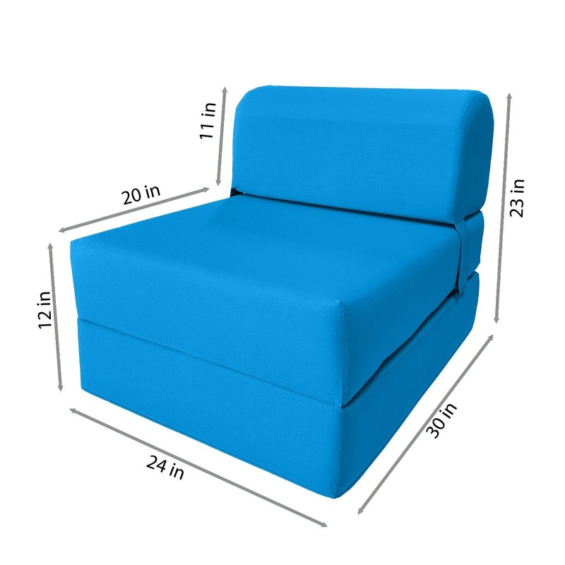 Danfuton Sleeper Chair Folding Foam Beds, Foldable Sofa Bed Sit
