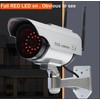 Full Red LED Lights Dummy Cameras Solar Panel Scary CCTV